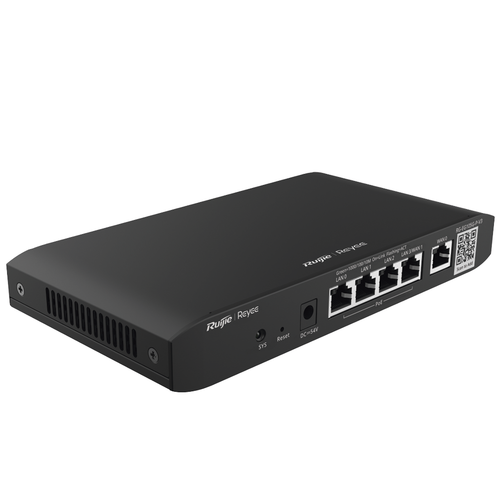 Router Administrable Cloud con POE+ 54W, 5 Puertos LAN Gigabit, 2 Puertos WAN Gigabit, Hasta 100 Clientes Concurrentes, Desempeño de 600 Mbps Asimétricos
