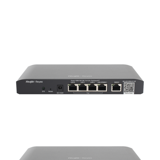 Router Administrable Cloud con POE+ 54W, 5 Puertos LAN Gigabit, 2 Puertos WAN Gigabit, Hasta 100 Clientes Concurrentes, Desempeño de 600 Mbps Asimétricos