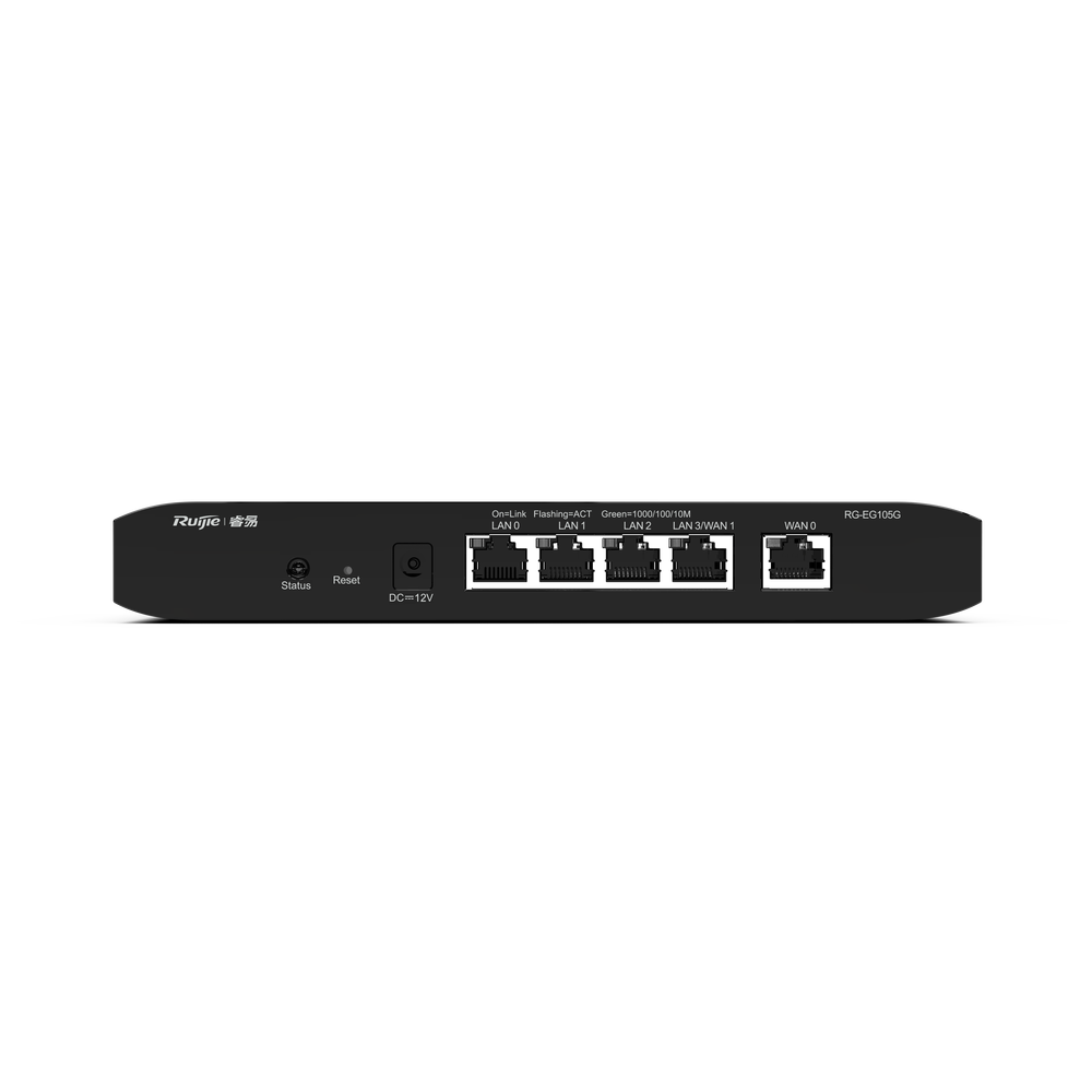 Cloud Managed Router with 3 Gigabit LAN Ports, 1 Gigabit WAN Port, and 1 Configurable Gigabit LAN/WAN Port, Up to 100 Clients with 600 Mbps Asymmetric Performance