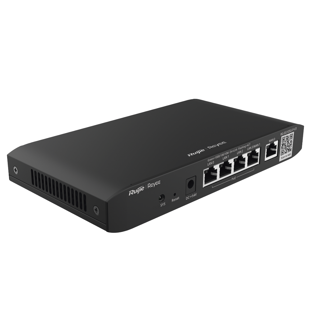 Cloud Managed Router with 3 Gigabit LAN Ports, 1 Gigabit WAN Port and 1 Configurable Gigabit LAN/WAN Port, Up to 100 Clients with 600 Mbps Asymmetric Performance