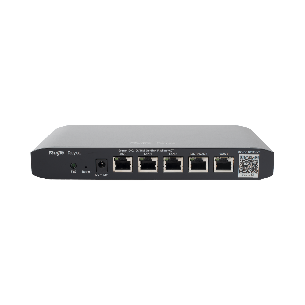 Router Administrable Cloud con 3 Puertos LAN Gigabit, 1 Puerto WAN Gigabit y 1 Puerto LAN/WAN Gigabit Configurable, Hasta 100 Clientes con Desempeño de 600 Mbps Asimétricos
