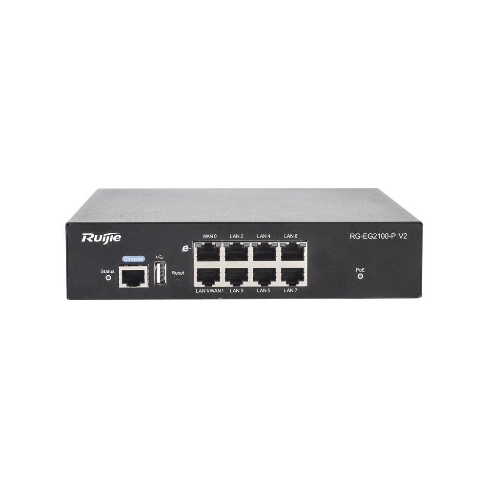 Router Administrable 8 Puertos Giga (7x PoE+, hasta 2x WAN configurable) 135W, Soporta Hasta 300 Clientes