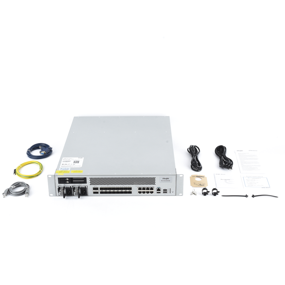 Core Router Up to 20,000 users, 2 QSFP+ 40Gb ports, 8 Gigabit ports and 8 SFP+ 10Gb Combo ports
