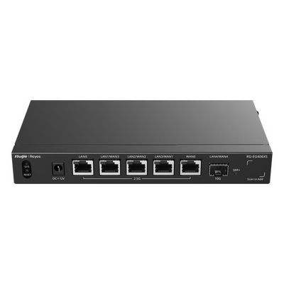 Router balanceador con función SD-WAN / 1 puerto LAN Multi-Gigabit, 3 puertos LAN/WAN Multi-Gigabit, 1 puerto LAN/WAN SF