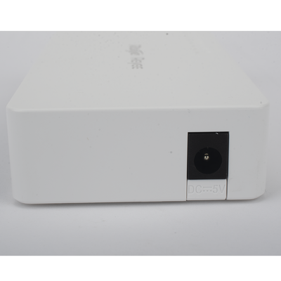 Switch non-PoE de 8 puertos 10/100/1000 Mbps no administrable, visible en Ruijie Cloud, con alta fiabilidad de red