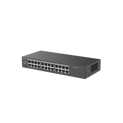 Switch no administrable, con 24 puertos 10/100/1000 Mbps, Monitoreable en la Nube