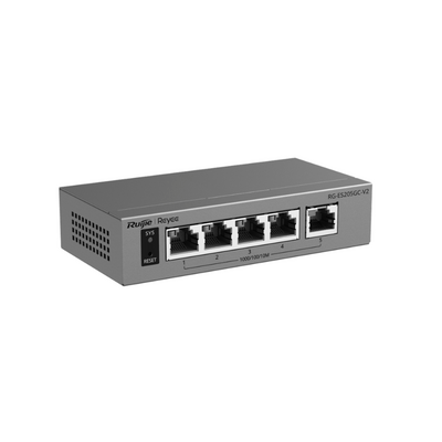 Switch Capa 2 Gestionado en la Nube / 5 Puertos Gigabit / Switching 10 Gbps / Forwarding 7.44 Mpps / Diseño sin Ventilad