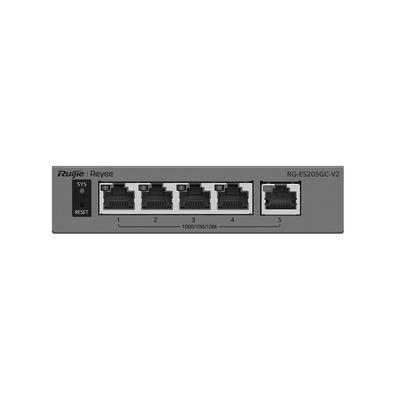 Switch Capa 2 Gestionado en la Nube / 5 Puertos Gigabit / Switching 10 Gbps / Forwarding 7.44 Mpps / Diseño sin Ventilad