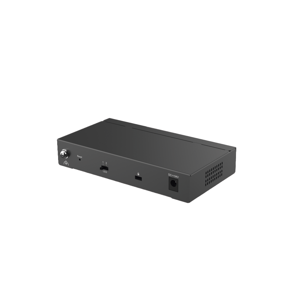 Switch Administrable, 6 Puertos Gigabit, 4 Puertos PoE+ 802.3af/at Gigabit, 1 Puerto Gigabit Uplink, 1 Puerto Combo SFP Uplink, Gestión Gratuita desde la Nube,  54W