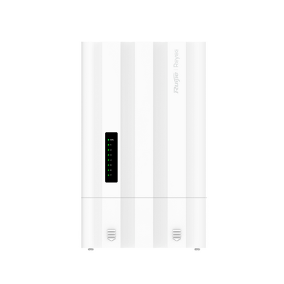 Switch PoE para Exteriores / 7 Puertos Gigabit / 5 RJ45 + 2 SFP / PoE+ 60W / ERPS / IP65 / -30°C a 65°C / Gestión Cloud 