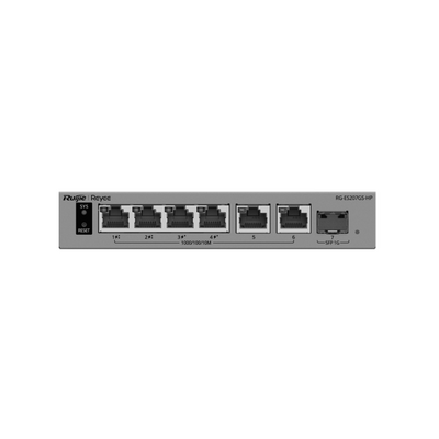 Switch Capa 2 Smart Cloud Managed / 7 Puertos Gigabit / 2 PoE++ 802.3bt + 2 PoE+ 802.3at / 1 Puerto SFP 1GE / Presupuest