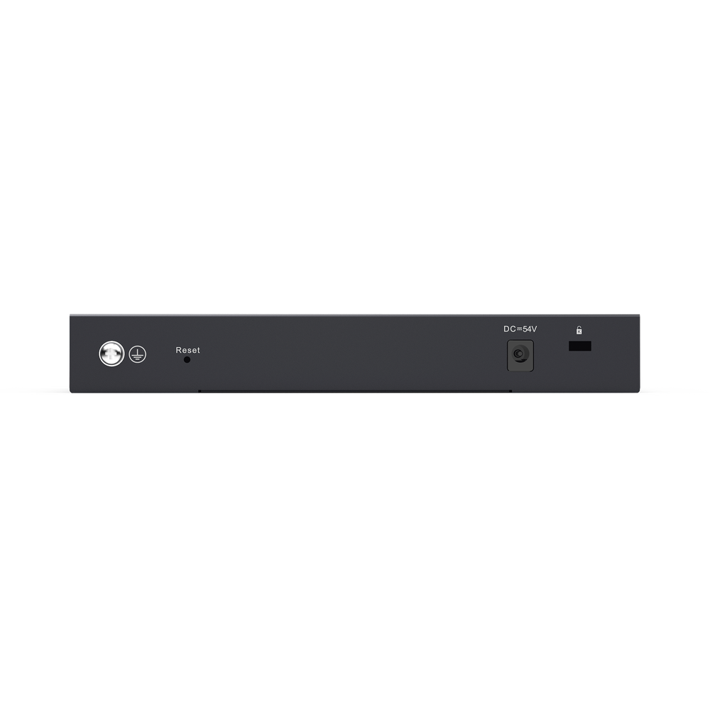 Switch PoE gigabit inteligente con 9 puertos gigabit, 8 puertos PoE+ hasta 120W, reconocimiento de cámaras IP, valor único para redes CCTV, gestionable en la nube