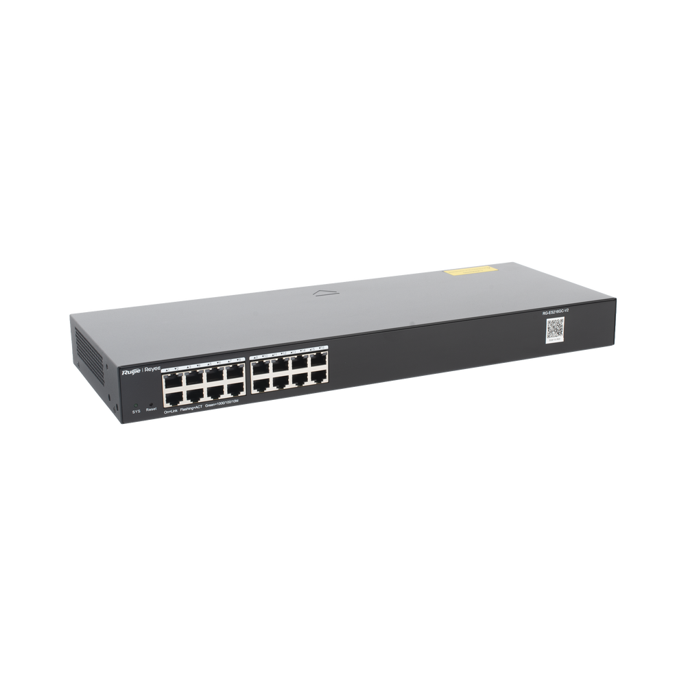16-Port Gigabit Rack-Mountable Steel Smart Switch, Cloud Managed, Non-PoE