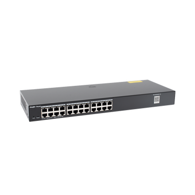Switch Administrable 24 puertos Gigabit, gestión gratuita desde la nube.