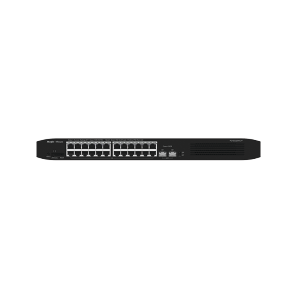 Cloud Managed PoE/PoE+ Switch, 24 Gigabit Ports + 2 SFP Ports, 370W, IP Camera Recognition, Unique Value for CCTV Network