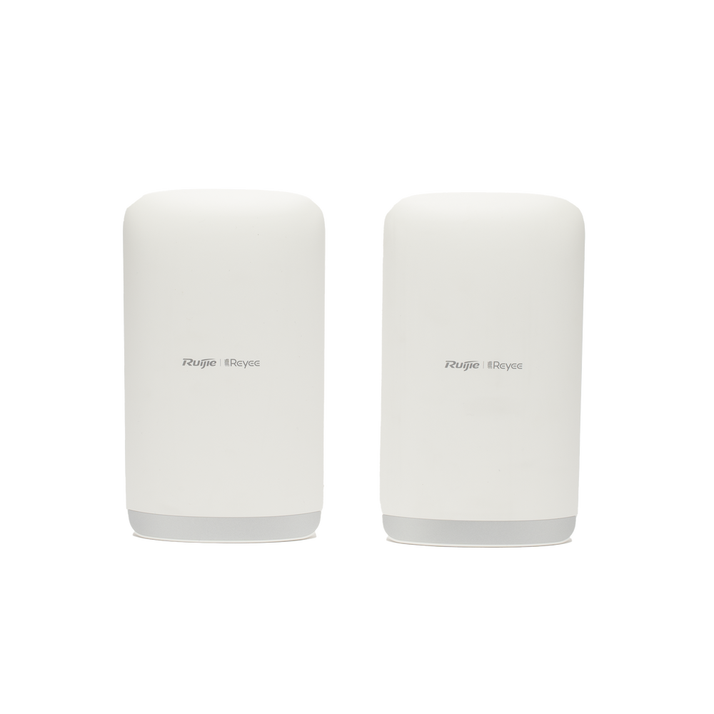 Kit Completo / RG-EST350 V2, Puente Inalámbrico de Doble Flujo 802.11AC de 5GHz, MU-MIMO 2X2 Hasta 5 KM y Hasta 867 Mbps.