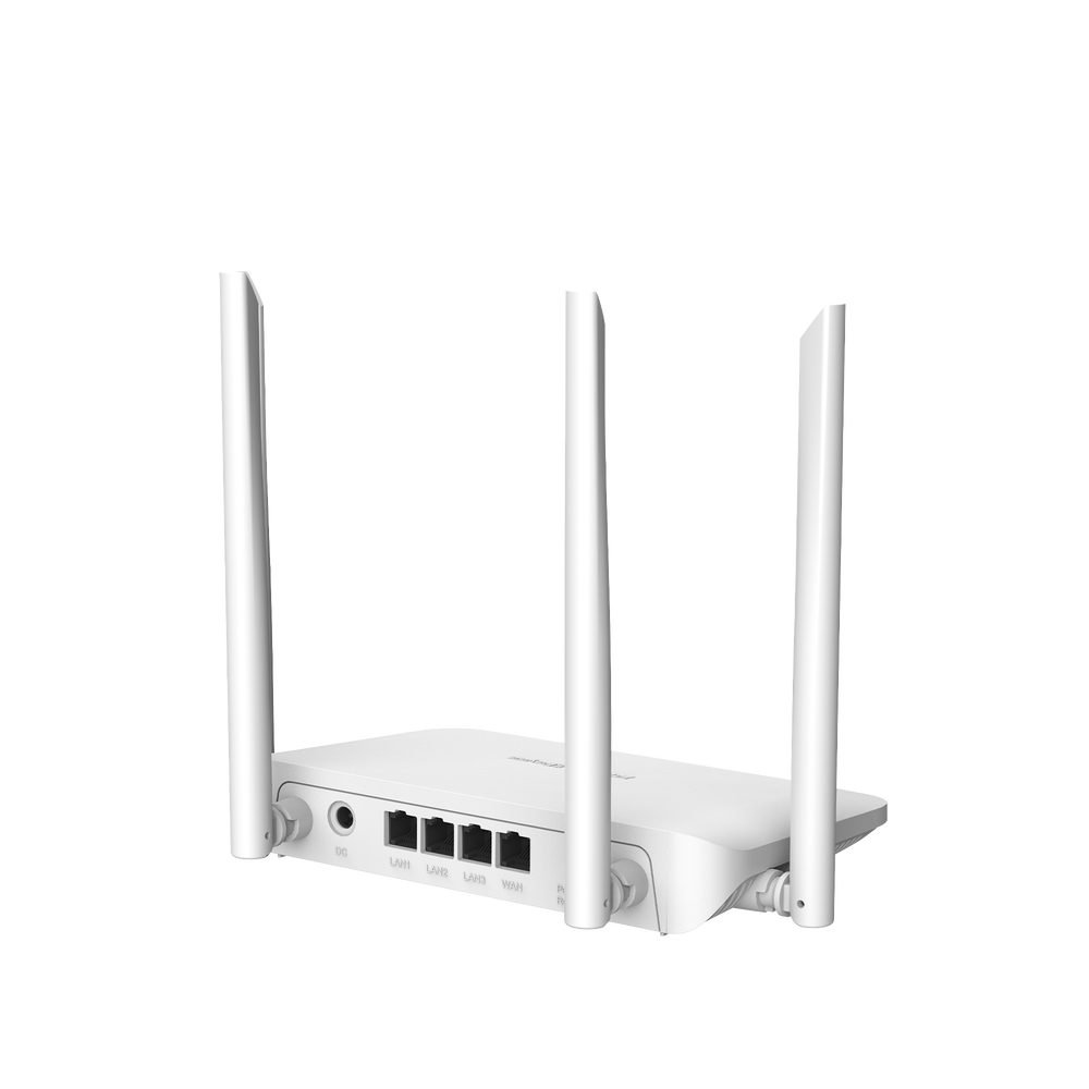 Router Inalámbrico Wi-Fi AC Doble Banda, 1 Puerto WAN 10/100 y 3 Puertos LAN 10/100