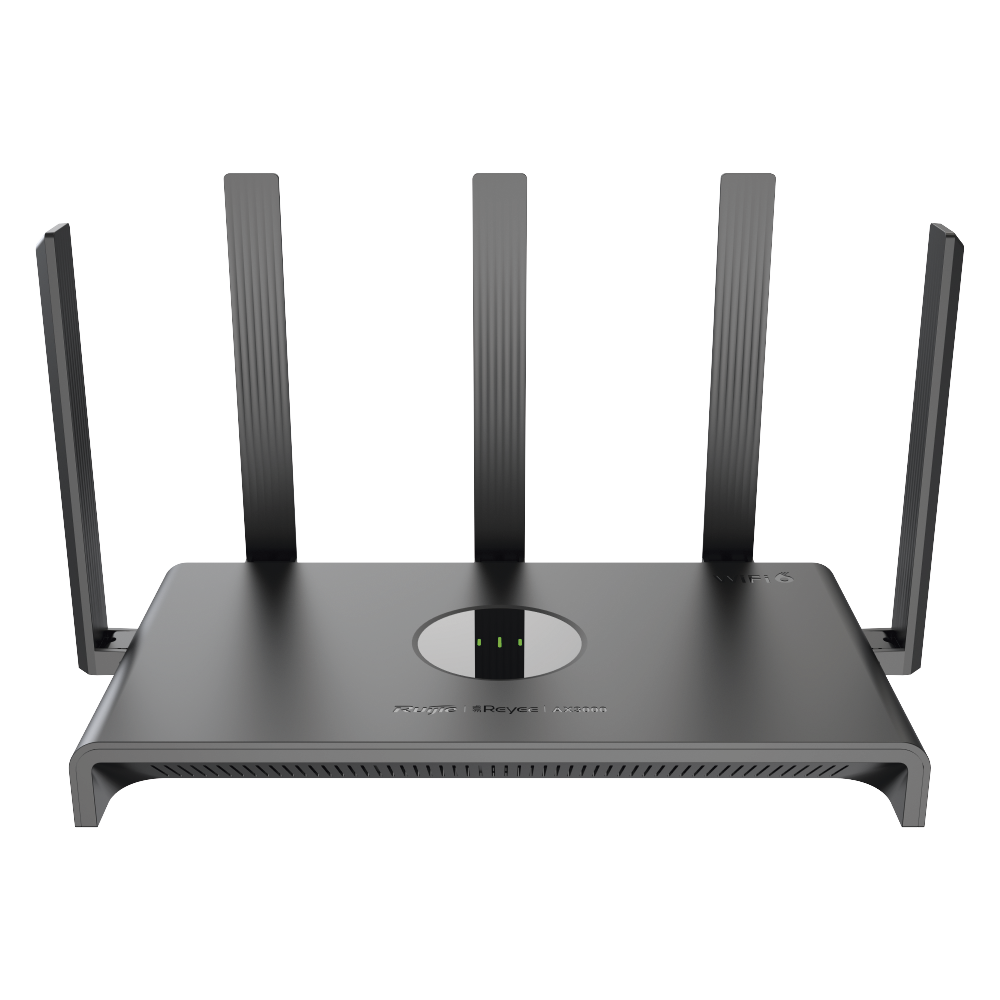 Home Wi-Fi 6 Dual-Band Gigabit Wireless Router, Ideal for Gaming, 1 x 10/100/1000 Base-T WAN Port, 3 x 10/100/1000 Base-T LAN Ports