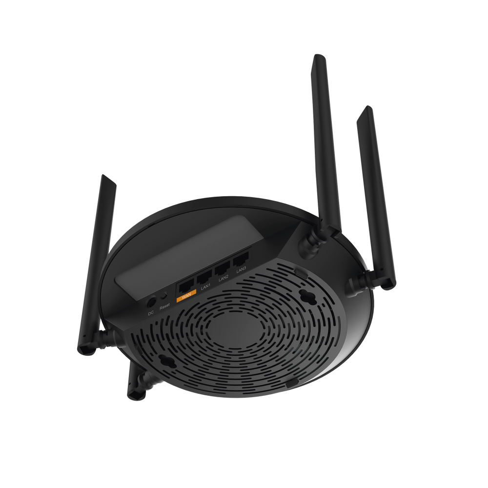 2.4 GHz Wireless Router, 300 Mbps, 4 External Omnidirectional 5 dBi Antennas, 1 WAN Port and 3 10/100 LAN Ports