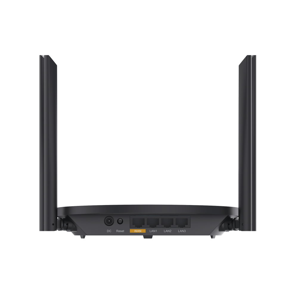 2.4 GHz Wireless Router, 300 Mbps, 4 External Omnidirectional 5 dBi Antennas, 1 WAN Port and 3 10/100 LAN Ports