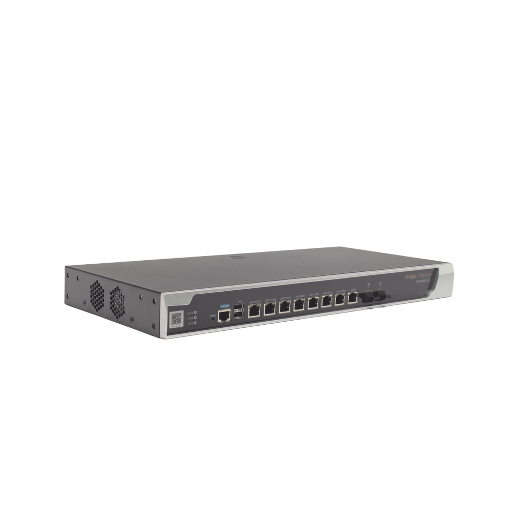 RG-NBR6215-E Reyee High-Performance Cloud Managed Security Router, Up to 2000 Clients, 2.5 Gbps, 10G SFP+