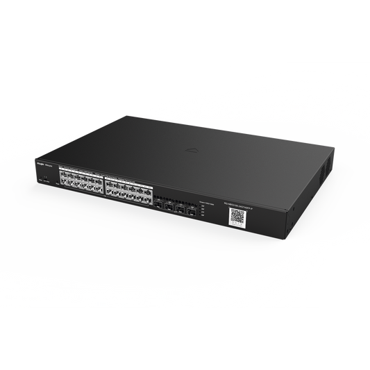 RG-NBS3100-24GT4SFP-P, Switch PoE Gestionable en la Nube de Capa 2 Gigabit de 28 Puertos, 24 Puertos Gigabit PoE+, 4 SFP, 370W