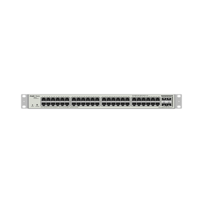 Switch Administrable L2 PoE+ hasta 370W, 48 Puertos Gigabit, 4 puertos SFP 1G, Administración Remota en la Nube.