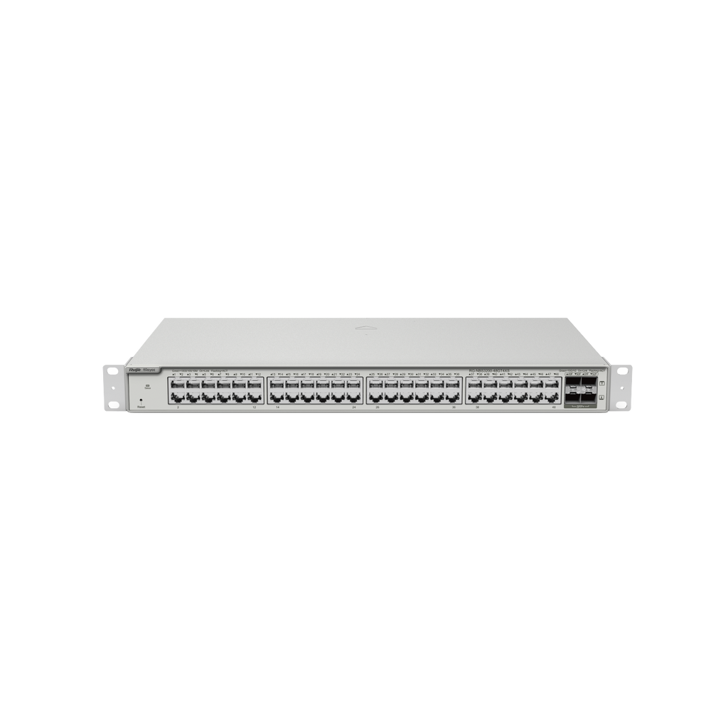 RG-NBS3200-48GT4XS, Switch Administrable de 48 Puertos Gigabit Capa 2, 4 * Enlaces Ascendentes 10G SFP+