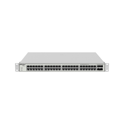 Switch Administrable PoE Capa 2+ Plus, con 48 puertos Gigabit PoE 802.3af/at + 4 SFP+ para fibra 10Gb, gestión gratuita 