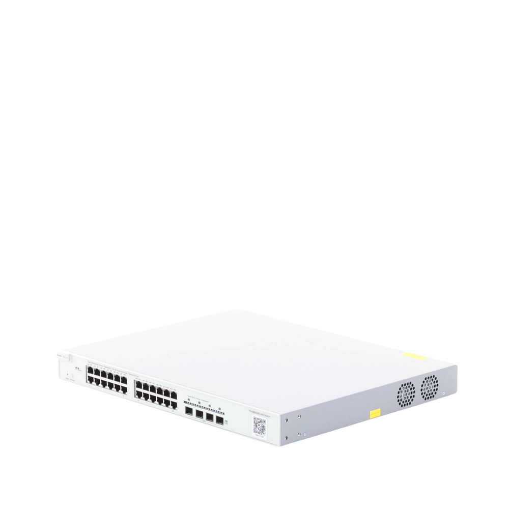 Switch Administrable PoE con 24 Puertos Gigabit PoE 802.3af/at + 4 SFP+ para Fibra 10Gb, Gestión Gratuita desde la Nube