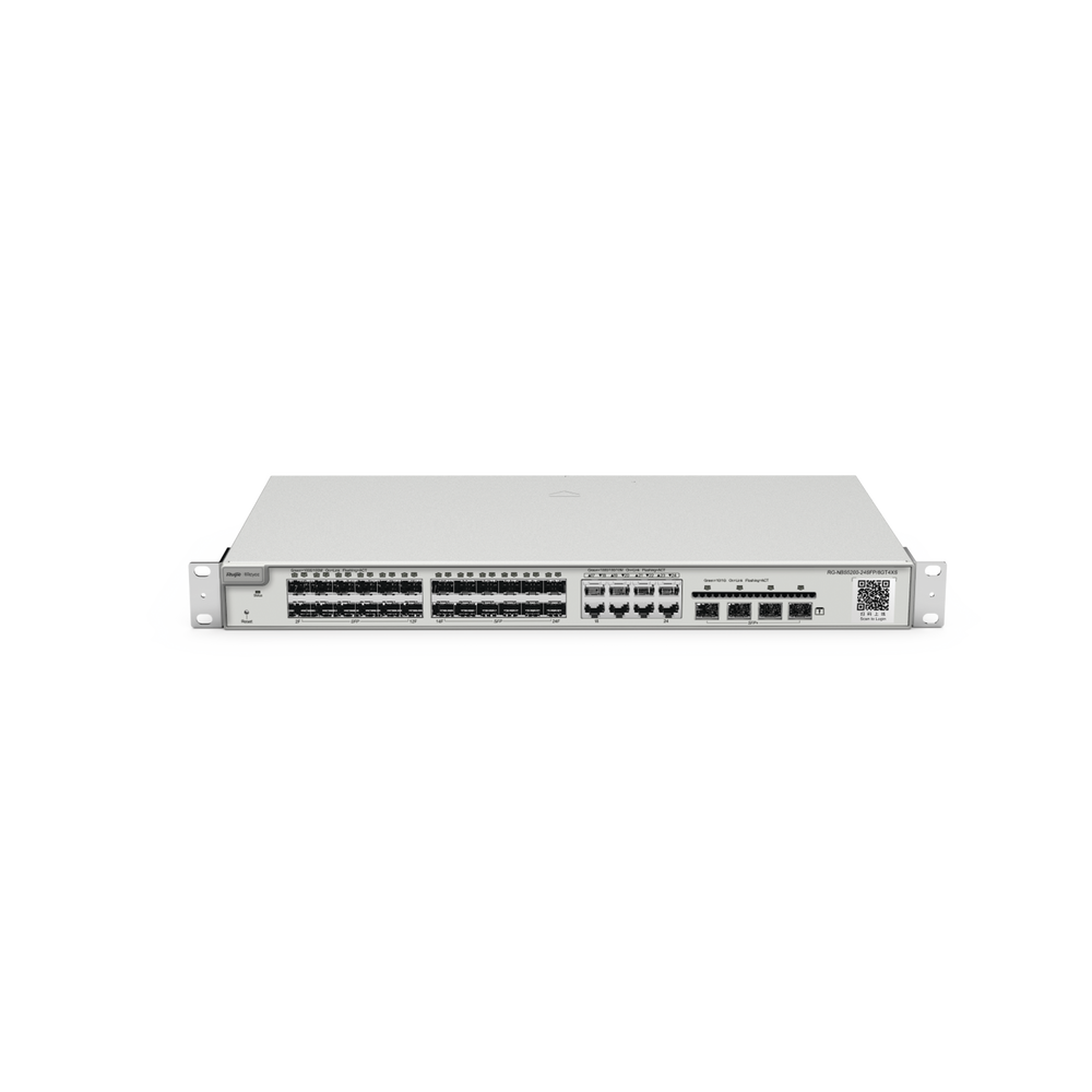 Switch no PoE de Capa 3 Gigabit de 24 Puertos SFP, 4 Puertos SFP+ y 8 Puertos Gigabit Combo