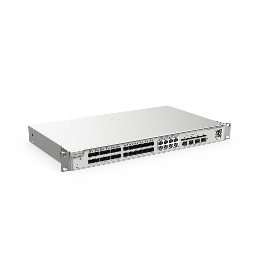 Switch no PoE de Capa 3 Gigabit de 24 Puertos SFP, 4 Puertos SFP+ y 8 Puertos Gigabit Combo 