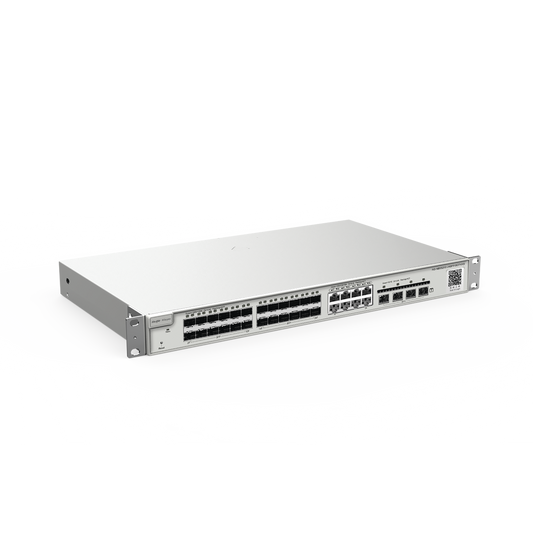 Switch no PoE de Capa 3 Gigabit de 24 Puertos SFP, 4 Puertos SFP+ y 8 Puertos Gigabit Combo 