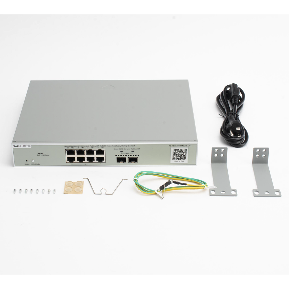 Switch Administrable de Capa 3 Multi-Gigabit de 10 Puertos con 8 Puertos PoE++, 2 Puertos de Subida SFP+