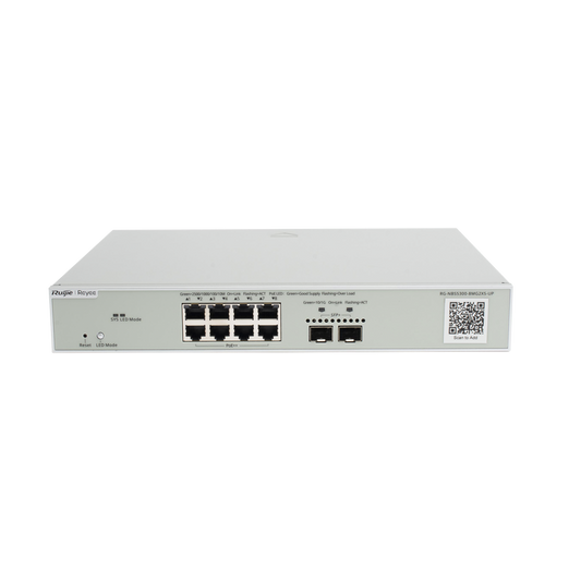 Switch Administrable de Capa 3 Multi-Gigabit de 10 Puertos con 8 Puertos PoE++, 2 Puertos de Subida SFP+