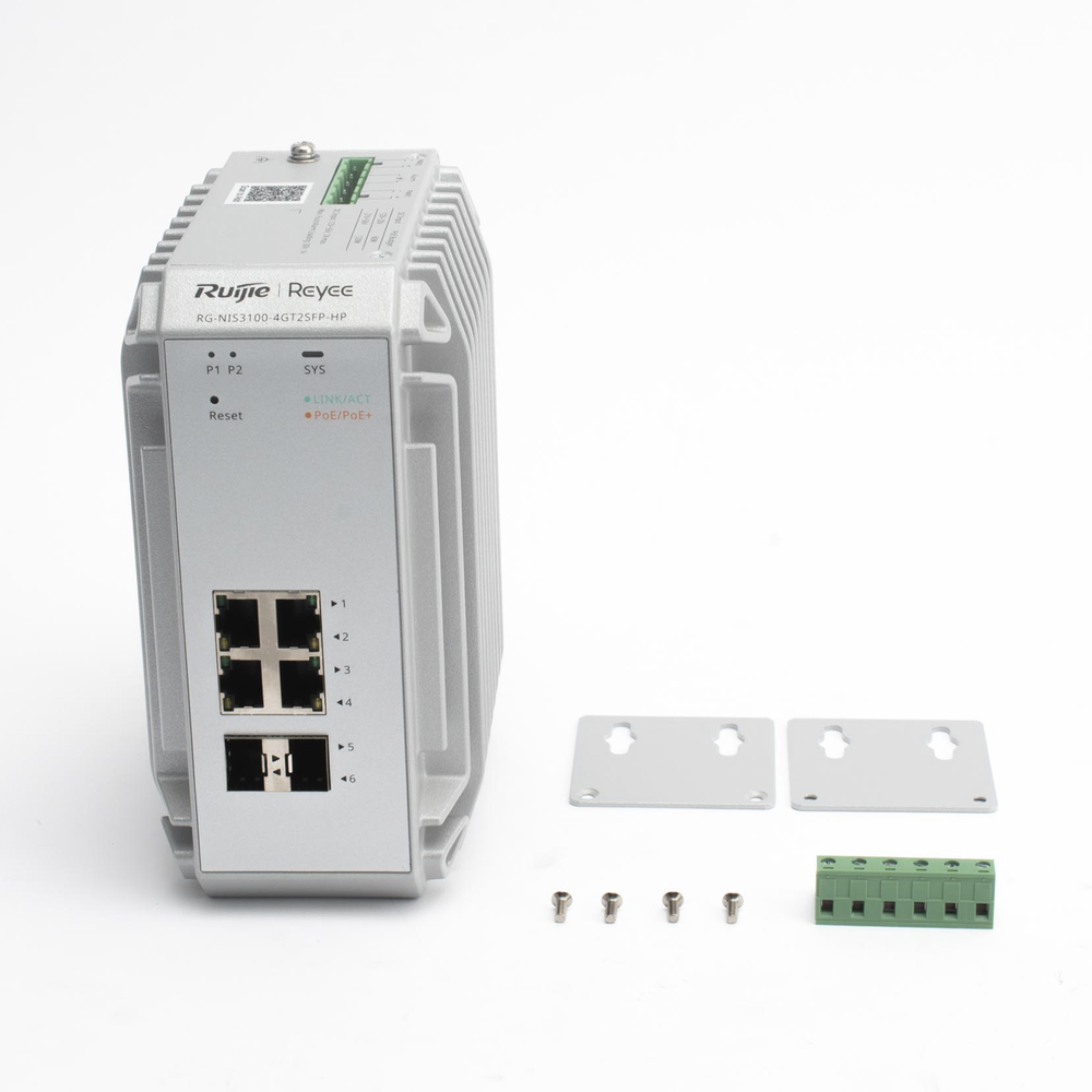 True Industrial Grade Switch Specially Designed for Harsh Environments, Features 6 Gigabit Ports, 4 of them PoE+ Ports and 2 SFP Uplink Ports