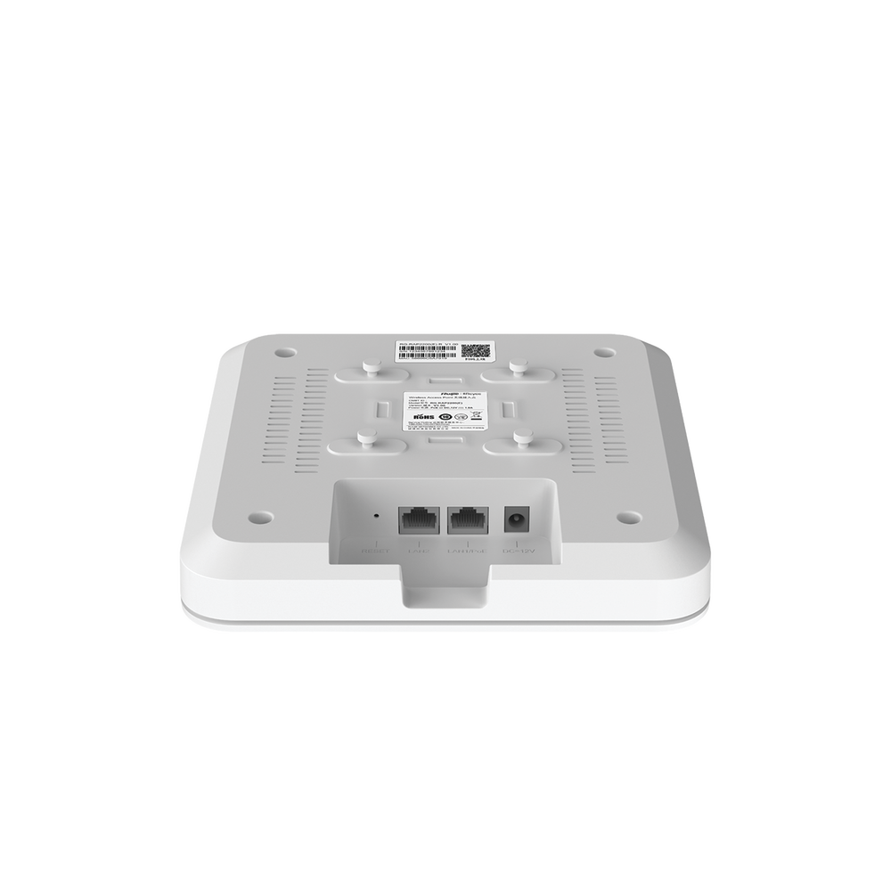 360° Indoor Ceiling Wi-Fi 5 Access Point, Dual-Band 802.11ac Wave 2, 1267 Mbps, Up to 110 Users, 2 GE Ports