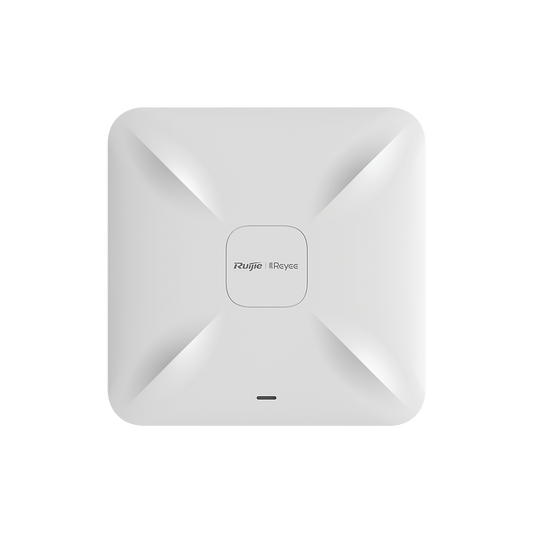 Punto de acceso Wi-Fi 5 de techo para interior 360°, doble banda 802.11ac wave 2, 1267 Mbps, hasta 110 usuarios, 2 puertos GE
