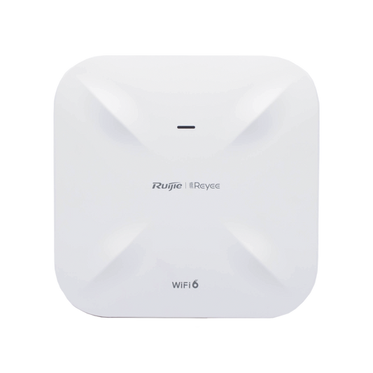 Punto de acceso Wi-Fi 6 para exterior 360°, IP 68, doble banda 1775 Mbps, puerto SFP ideal para fibra óptica, protección hasta 6 kV y protección contra erosión eólica, compatible con Reyee Mesh
