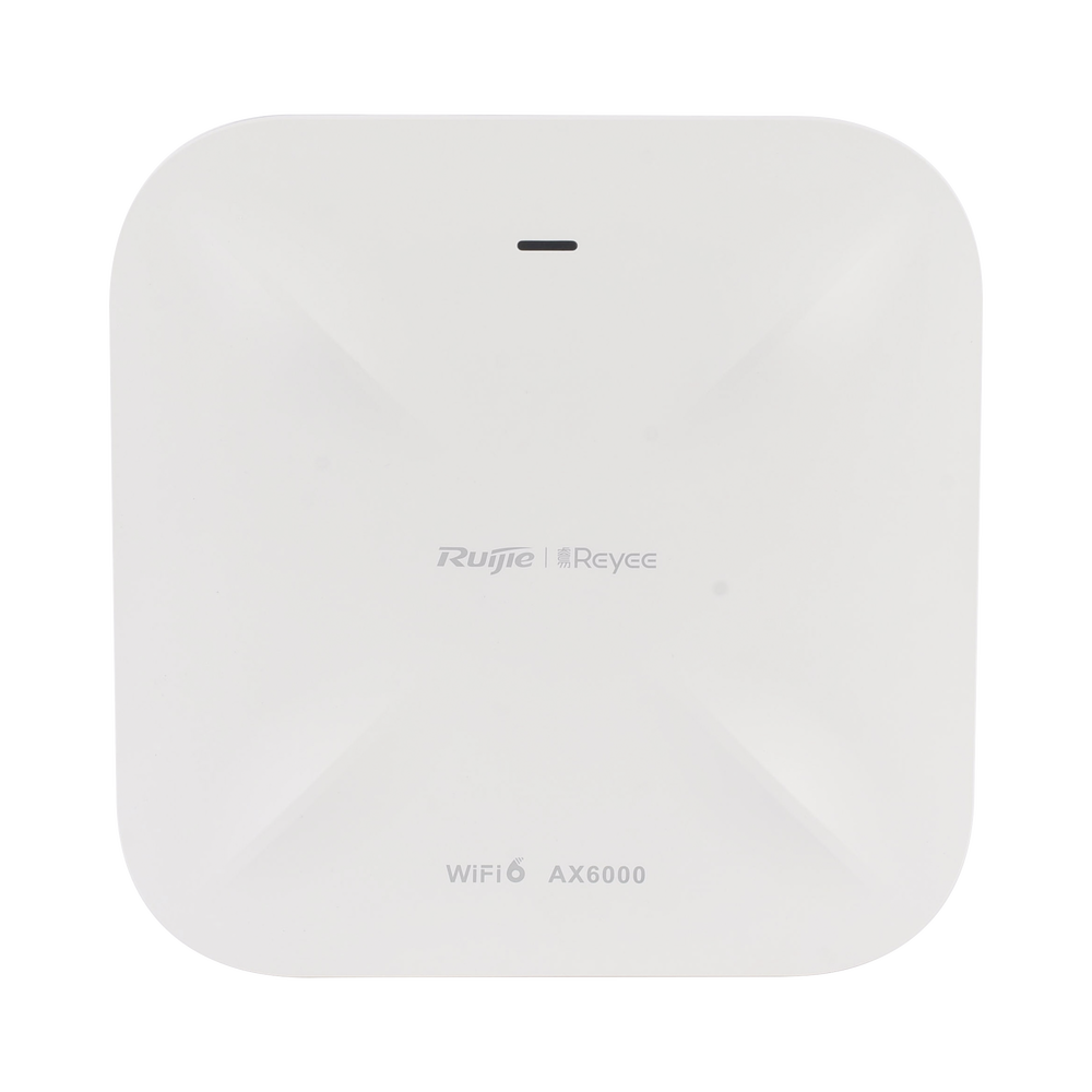 Punto de acceso Wi-Fi 6 direccional para exterior, IP 68, doble banda 4x4, 5.95 Gbps, puerto SFP de 2.5GE ideal para fibra óptica, hasta 512 usuarios, protección hasta 4 kV y protección contra erosión eólica, reyee mesh