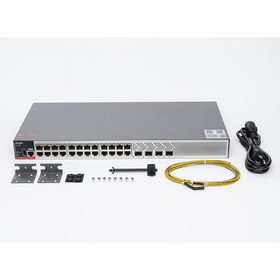 Switch Administrable L2+ con 24 puertos Gigabit PoE+, 4 SFP para fibra 1Gb / 2.5 Gb , gestión gratuita desde la nube, 37