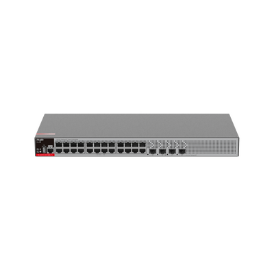 Switch Administrable L2+ con 24 puertos Gigabit PoE+, 4 SFP para fibra 1Gb / 2.5 Gb , gestión gratuita desde la nube, 37
