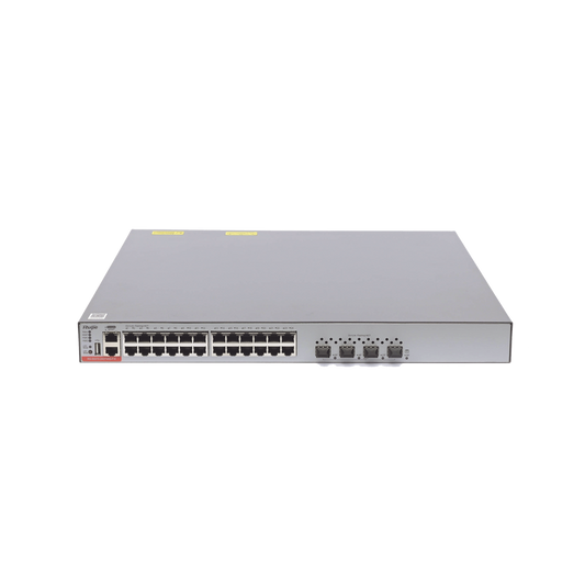 Switch Administrable Capa 3 PoE+ con 24 puertos Gigabit 802.3af/at, 4 SFP+ enlaces ascendentes de 10Gb, hasta 740W