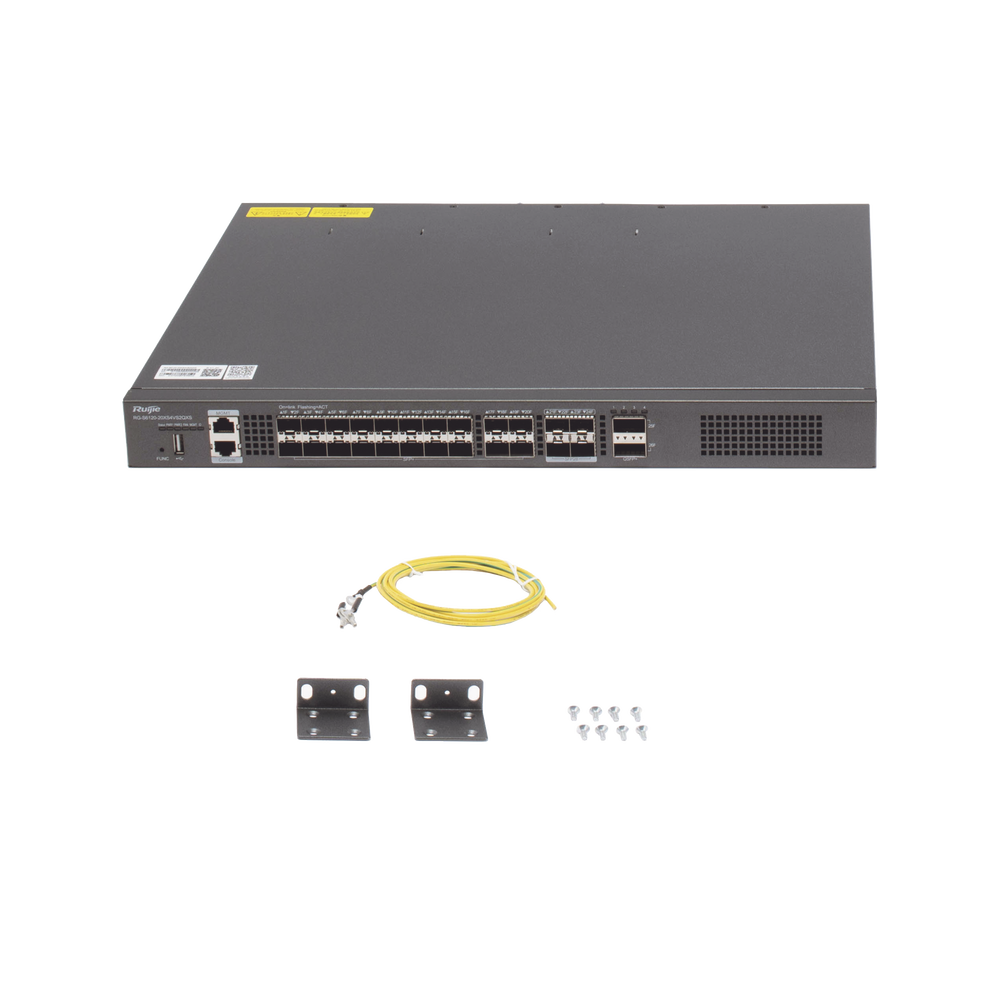 Switch Core y de Agregación de Capa 3, hasta 23Tbps de capacidad, 20-Port 10G (Compatible con 2.5G) (No Incluye fuentes de alimentación)