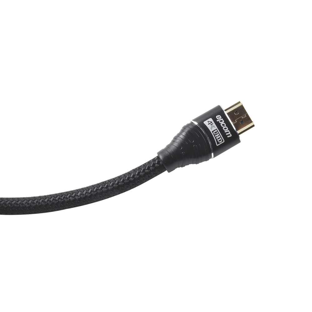 Cable HDMI Ultra-Resistente Redondo de 3m ( 9.8 ft ) Optimizado para Resolución 4K ULTRA HD
