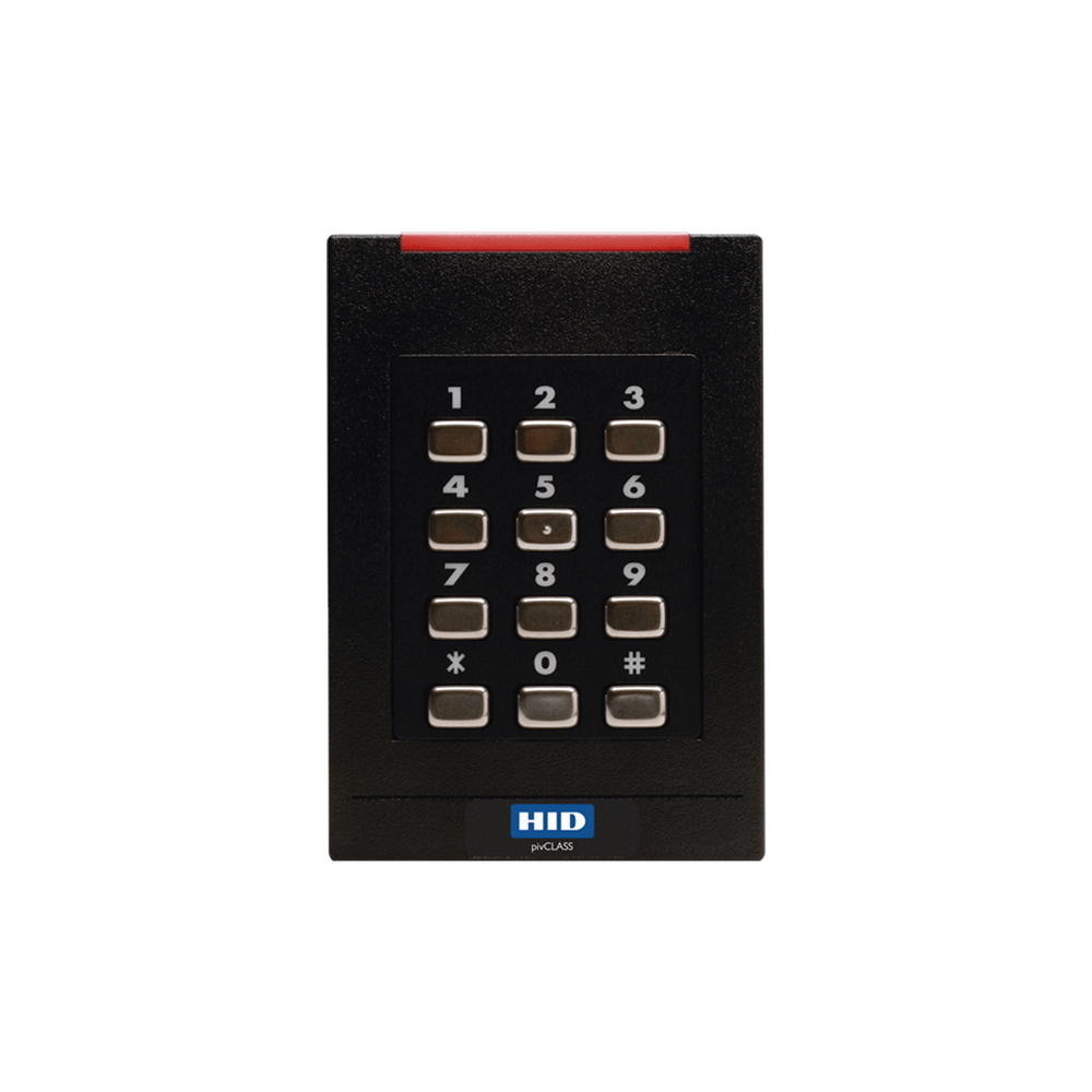Lector con Teclado 921 PROX HID, EM /iClass SEOS (no clonable) /iClass SE/ iClass SR/ iClass /Mifare Classic, DesFire, Bluetooth/ Garantía de por Vida