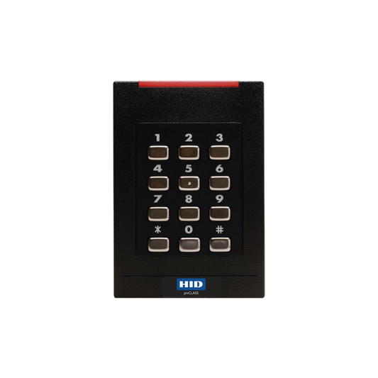 Lector con Teclado 921 PROX HID, EM /iClass SEOS (no clonable) /iClass SE/ iClass SR/ iClass /Mifare Classic, DesFire, Bluetooth/ Garantía de por Vida
