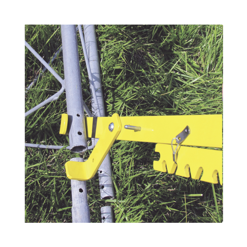 Tool for installing telecommunication towers assembled with sections.