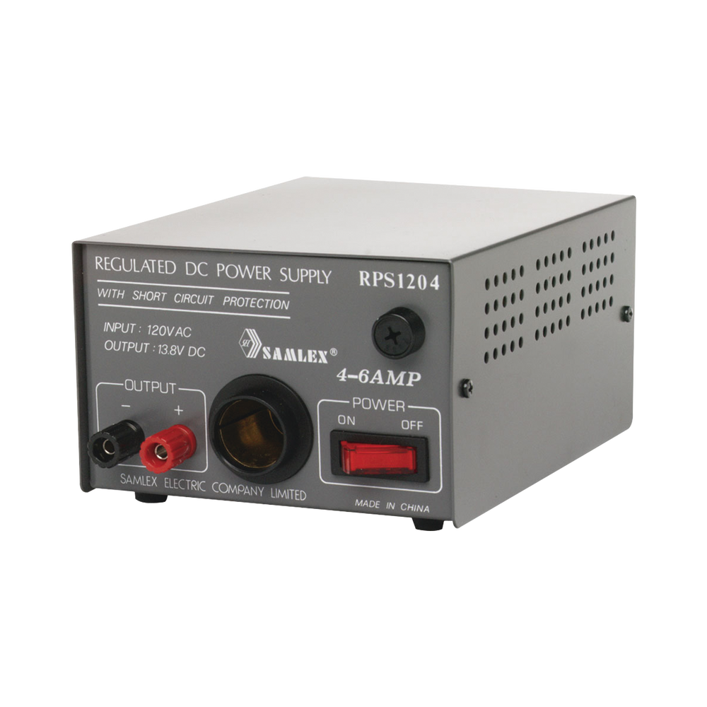 SAMLEX Power Supply 6 Amp Linear 12Vdc