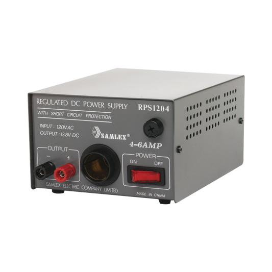 SAMLEX Power Supply 6 Amp Linear 12Vdc